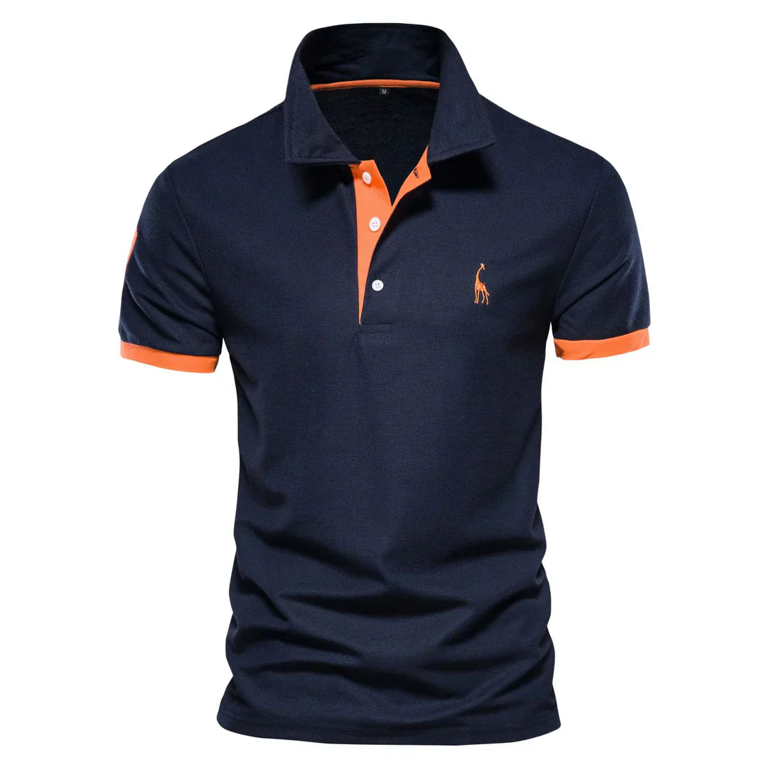 Product Image for Luvik | Premium Polo-Shirt for Sports and Leisure, Merinovihreä / Oranssi / L