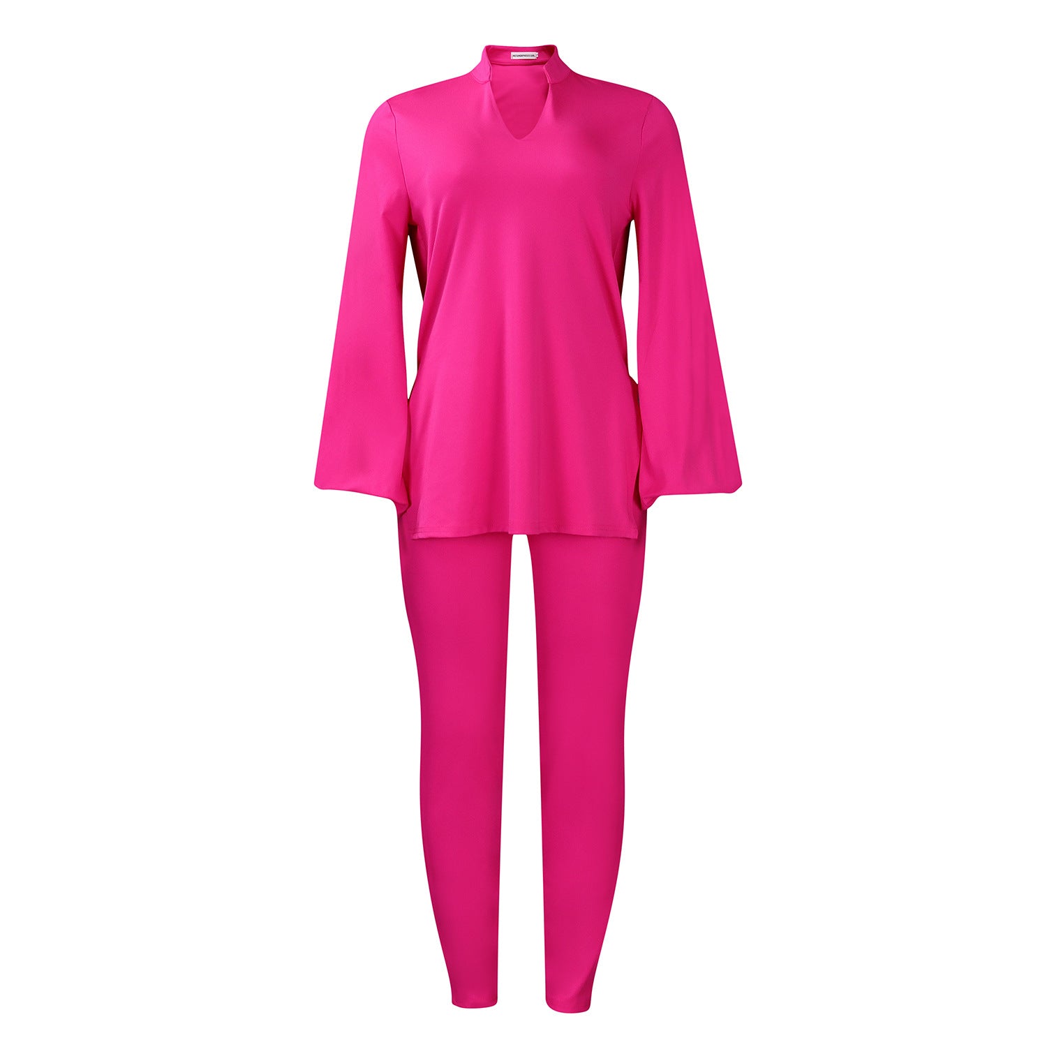 Product Image for Naisten rento kaksiosainen setti, jossa on tyylikäs shirt ja pitkät leggings Luvik, Magenta / L
