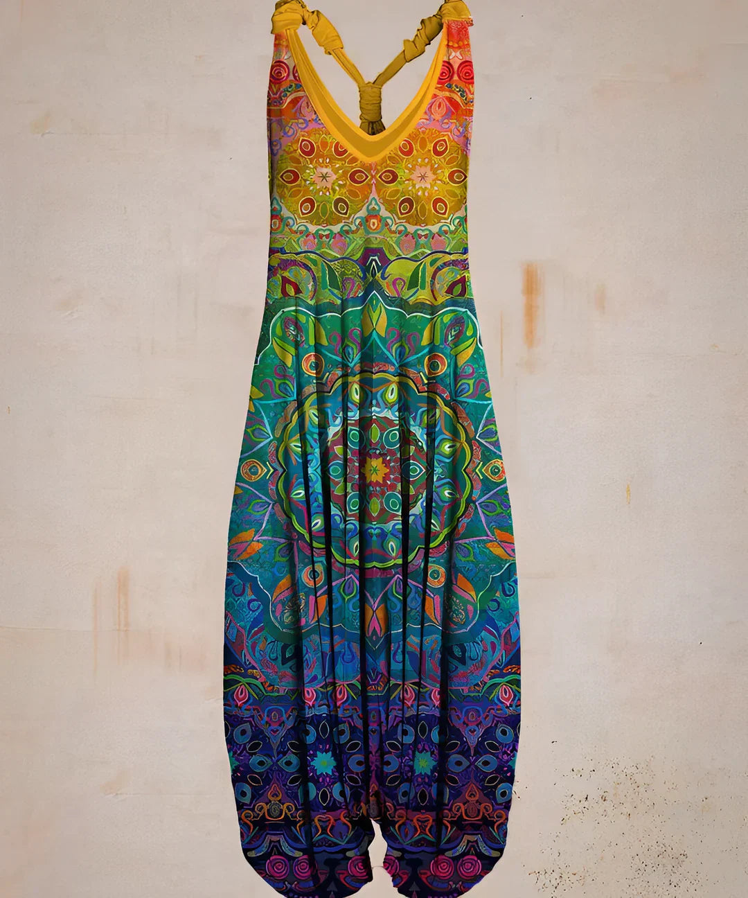 Product Image for Luvik | painettu boho-ha jumpsuit naisille, Blume 2 / 2XL