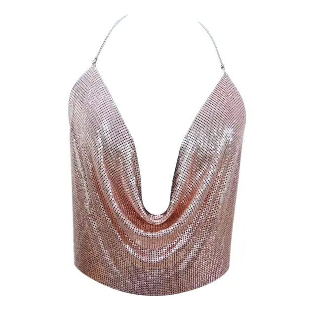 Product Image for Luvik | Glitter Top - Täydellinen Tanssipaita, Rose Gold