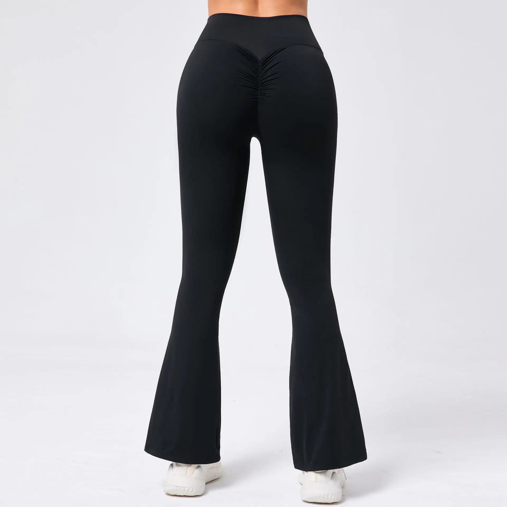Product Image for Luvik | Push up Korkea vyötärö Leveä jalka Leggings, Musta / S