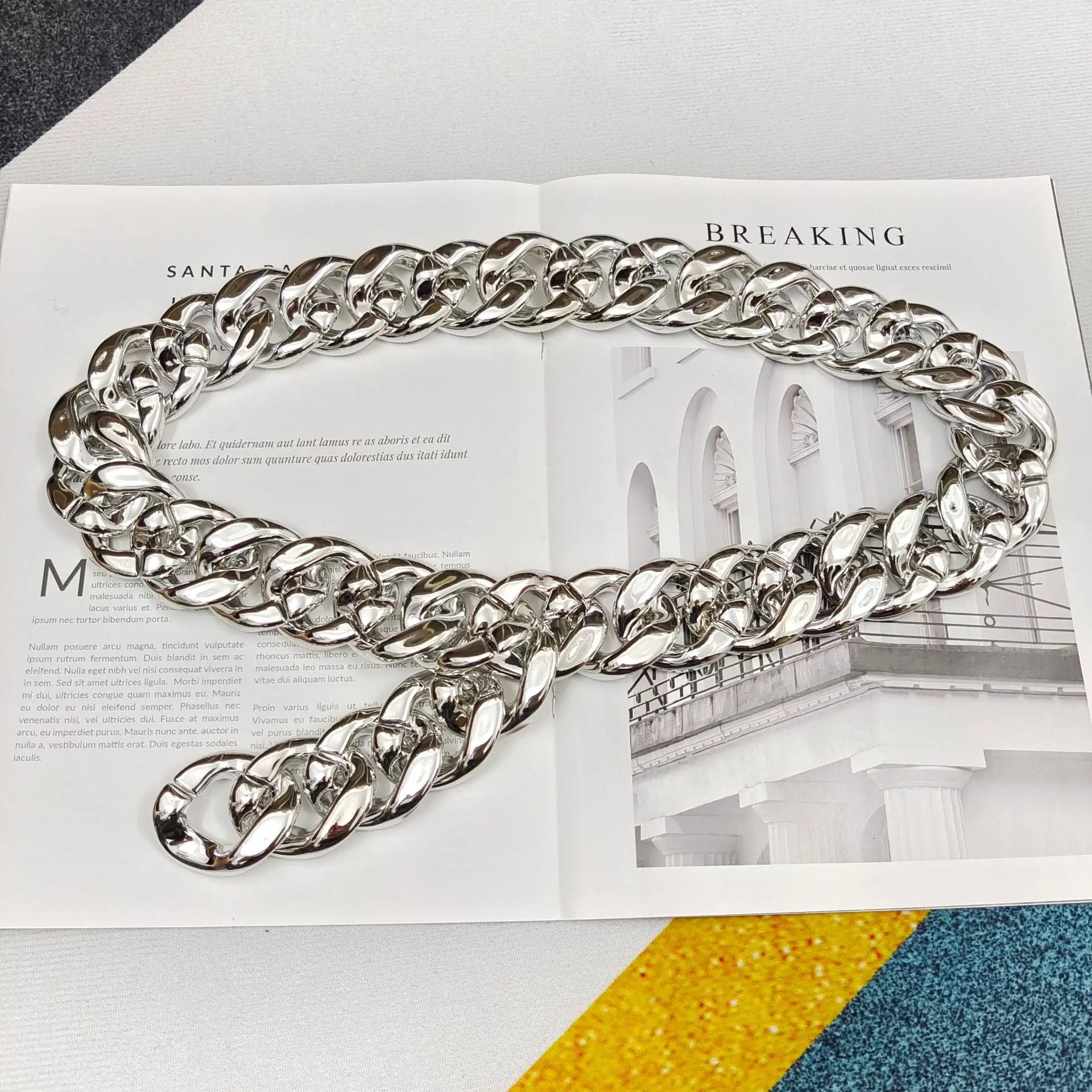 Product Image for Luvik | Tehdään unelma kaulaketju vyö, Hopea / 90cm