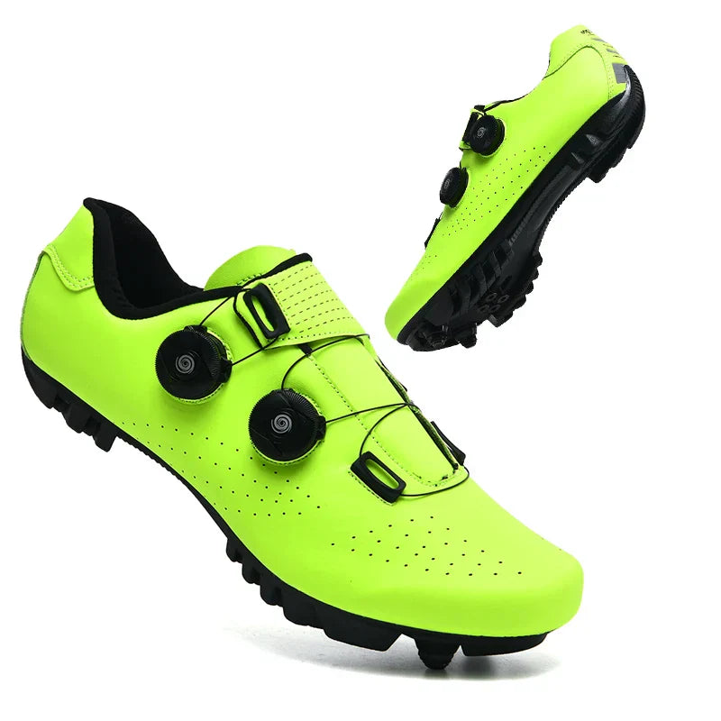 Product Image for Luvik | Radschuhe mit strapazierfähiger Sohle, Grüne MTB-Klampe / 45