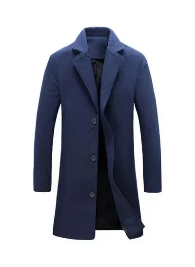 Product Image for Luvik | Uudet Korealaiset Pitkät Takit Miehille, Merensininen / XXL