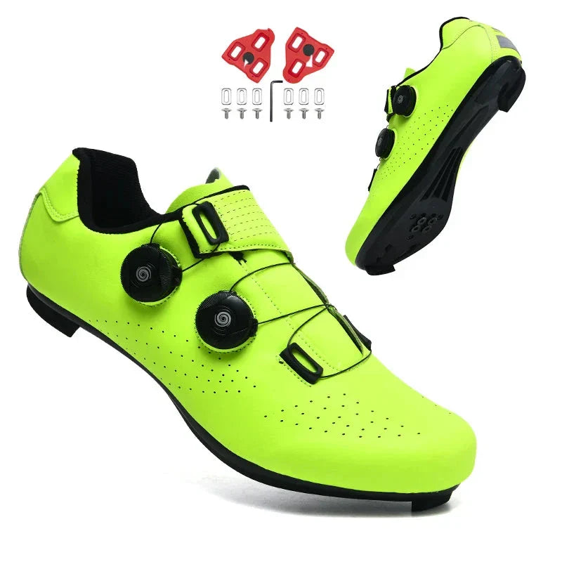 Product Image for Luvik | Radschuhe mit strapazierfähiger Sohle, Grüne Straßenklampe / 37