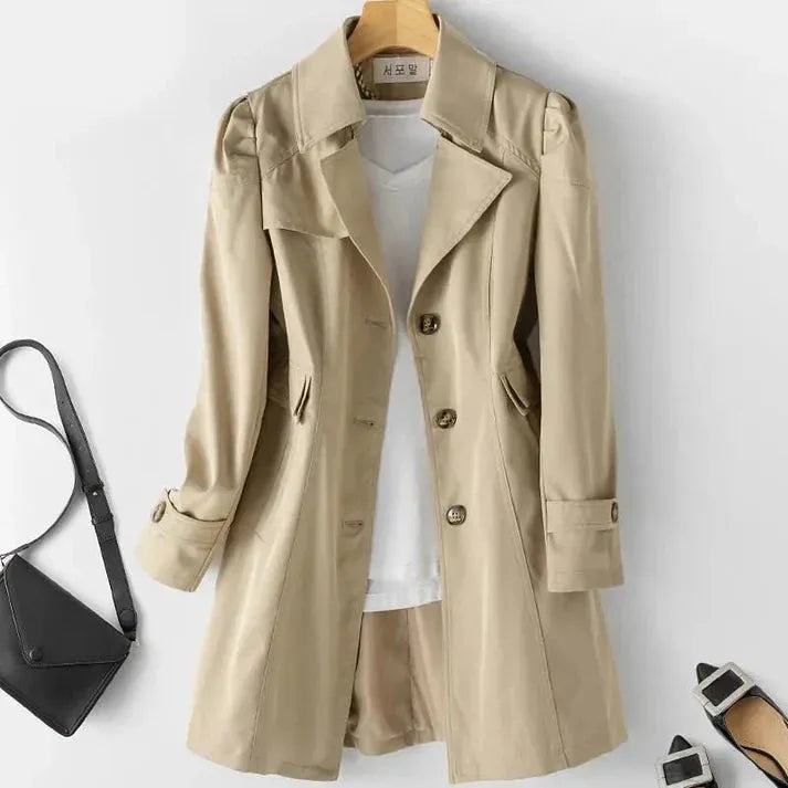 Product Image for Luvik | trench coat -coat, which has a comfortable cut for gentlemen and for winter, Khaki / 2XL