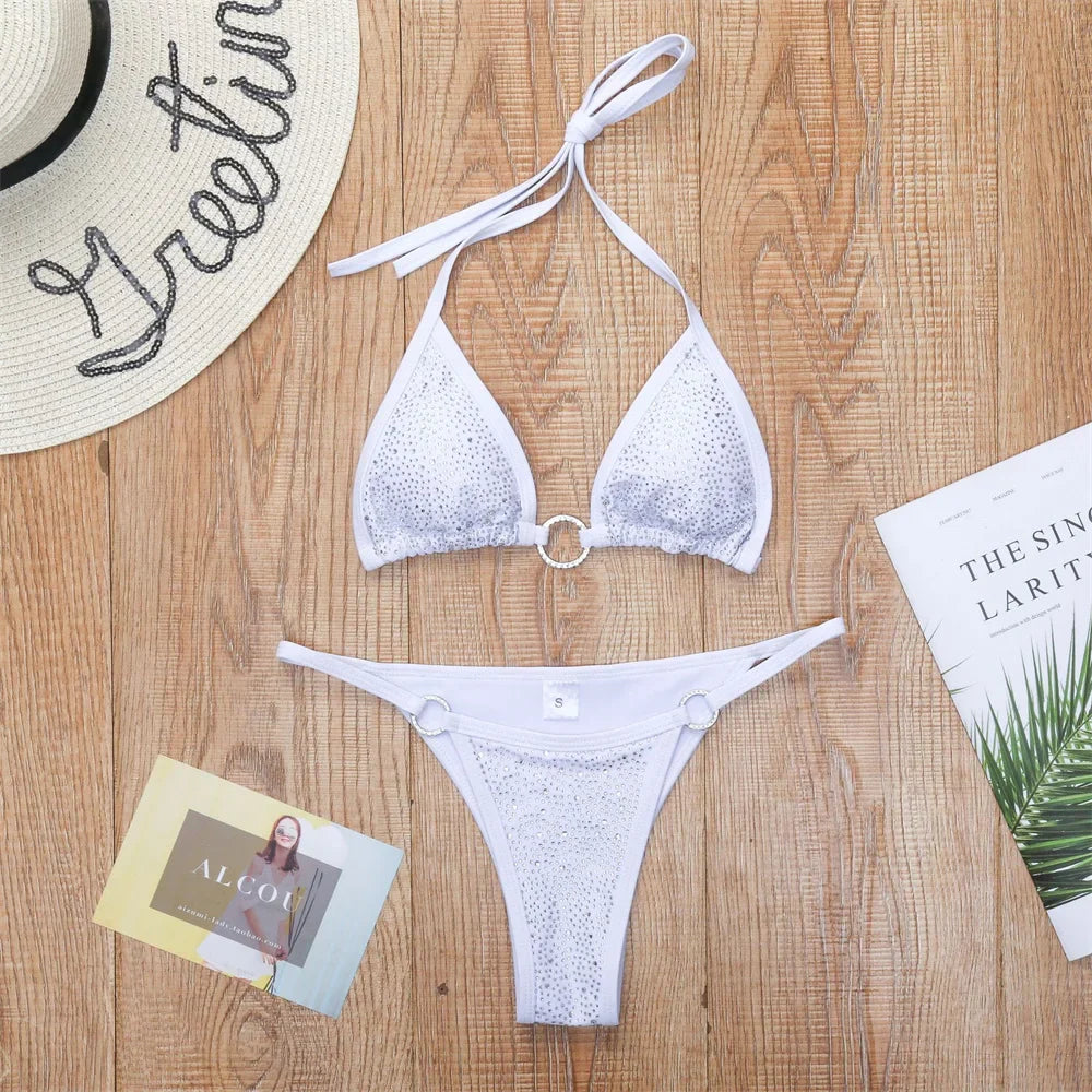 Product Image for Luvik | Vihaan olla kaksiosainen bikni, Valkoinen / L
