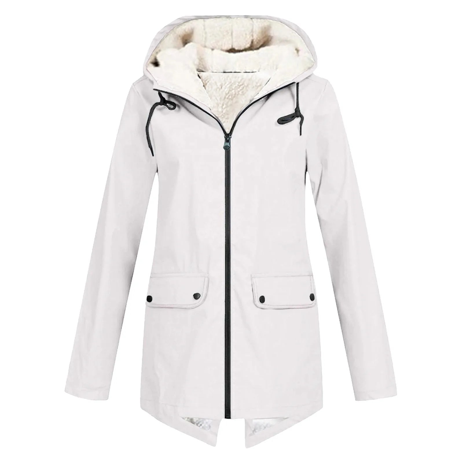 Product Image for Luvik | Tuulen ja vedenpitävä sadetakki, Valkoinen / XL