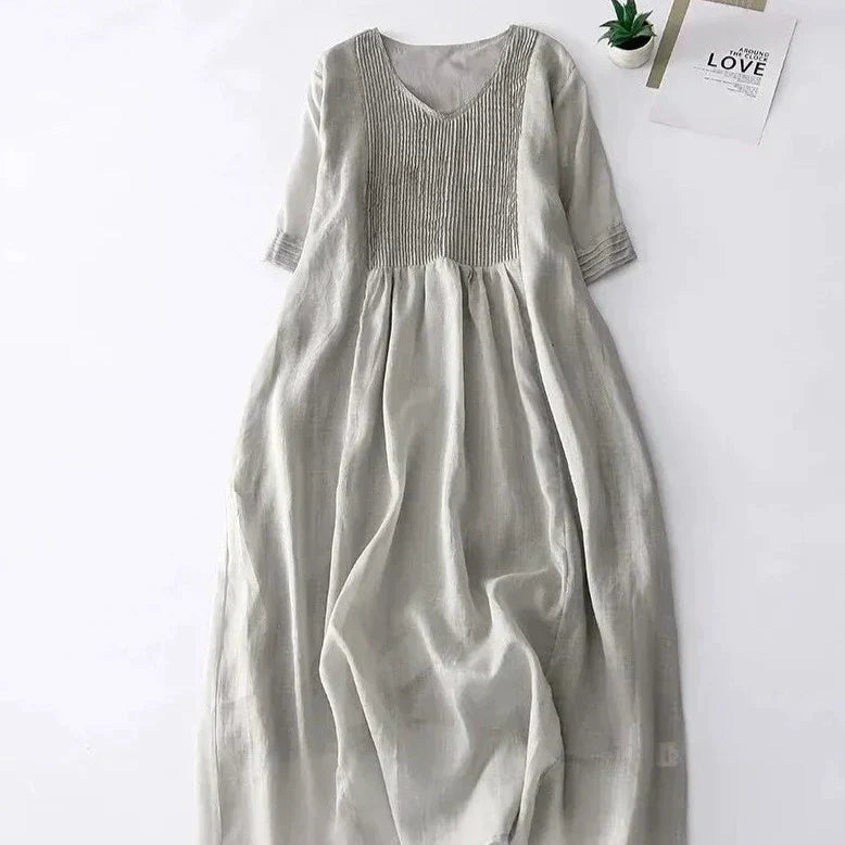 Product Image for Luvik | Pleated dress, Harmaa / 2XL