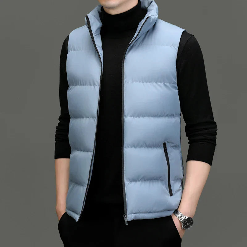 Product Image for Luvik | Vanuutettu Kevyt Liivi Miehille, Usvansininen / 2XL