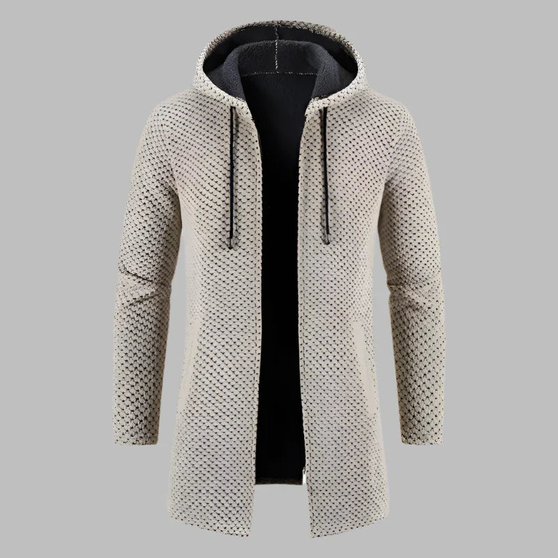 Product Image for Luvik | Miesten Huppari Pitkällä Leikkauksella Ja Vetoketjulla, Beige / M