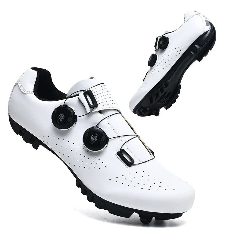Product Image for Luvik | Radschuhe mit strapazierfähiger Sohle, Weiße MTB-Klampe / 37