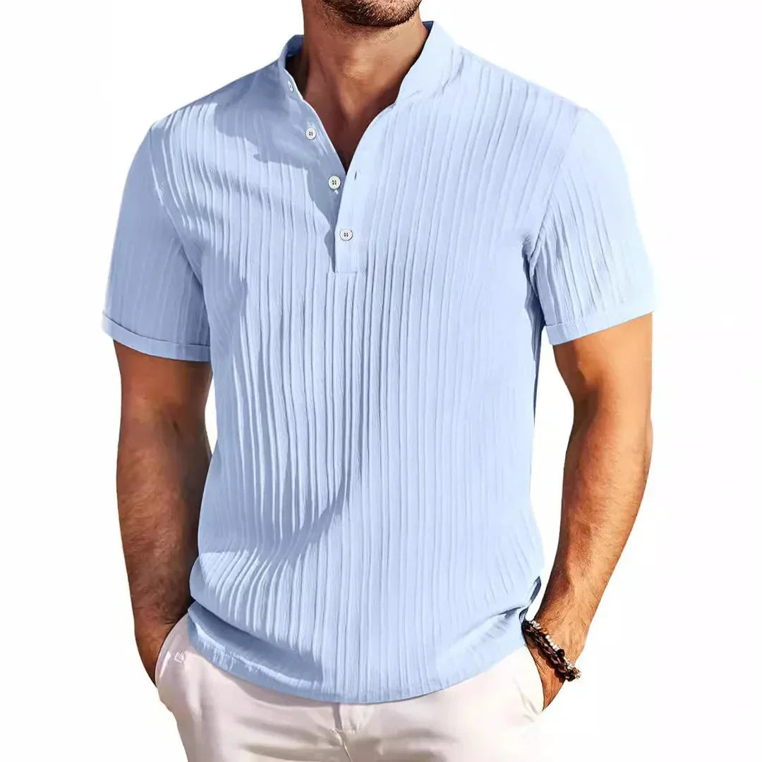 Product Image for Luvik | Retro Polo shirt, Vaaleansininen / 2XL