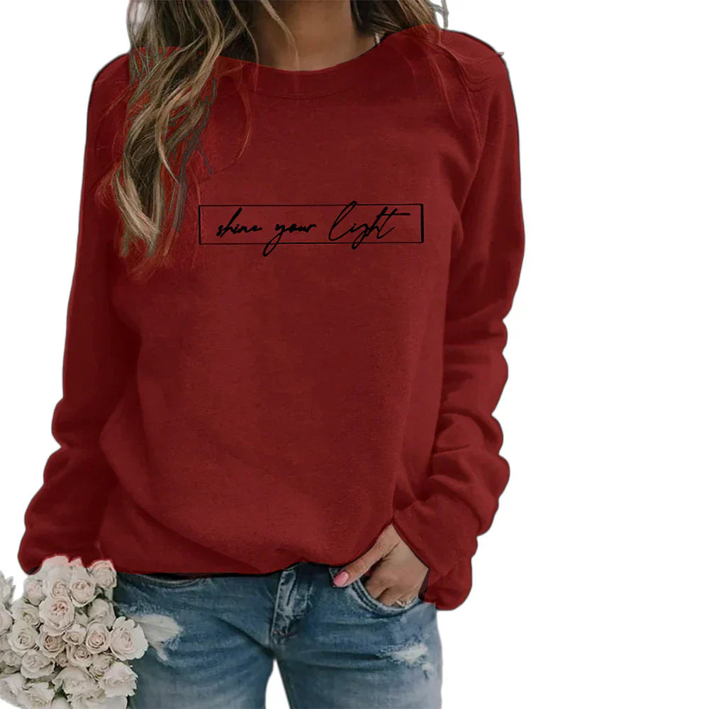 Product Image for Luvik | Puuvillatrikoo Sweatshirt, Tumma punainen / XXL