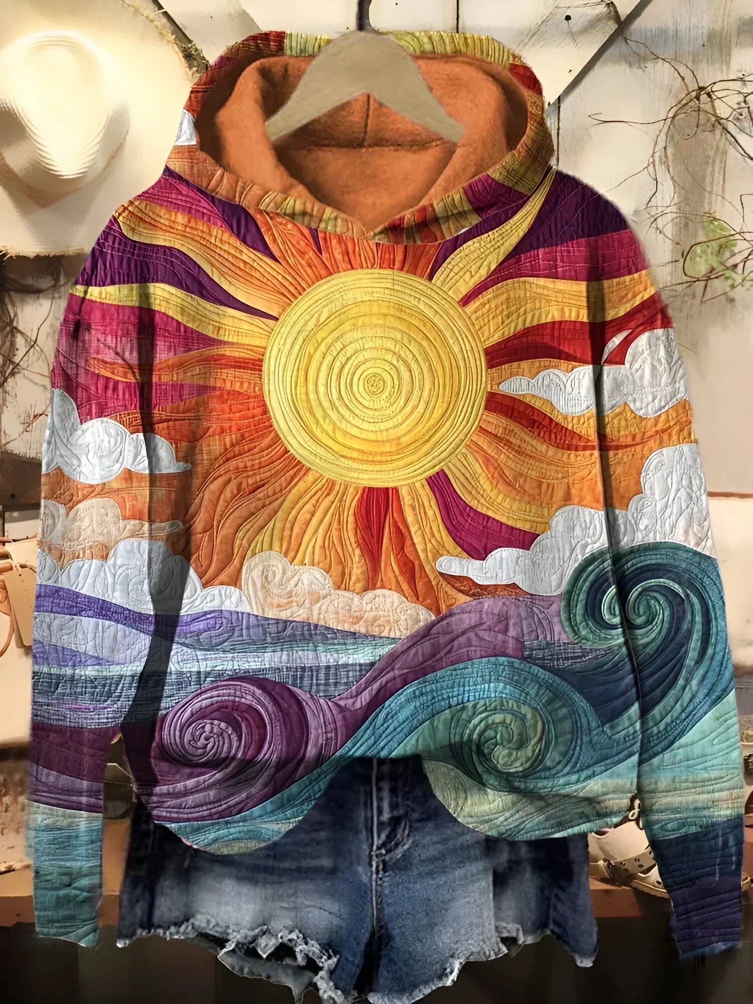 Product Image for Luvik | Sunrise Graafinen Huppari, S (8)