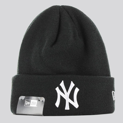 New Era Cuff Knit NY Yankees Black Lic black/white