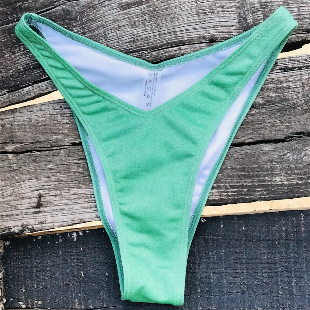 Green Hot Sexy Skimpy Bikinis Two Piece Swimsuits – Belawave