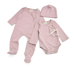 jooseph's mini organic baby set col: powder rose