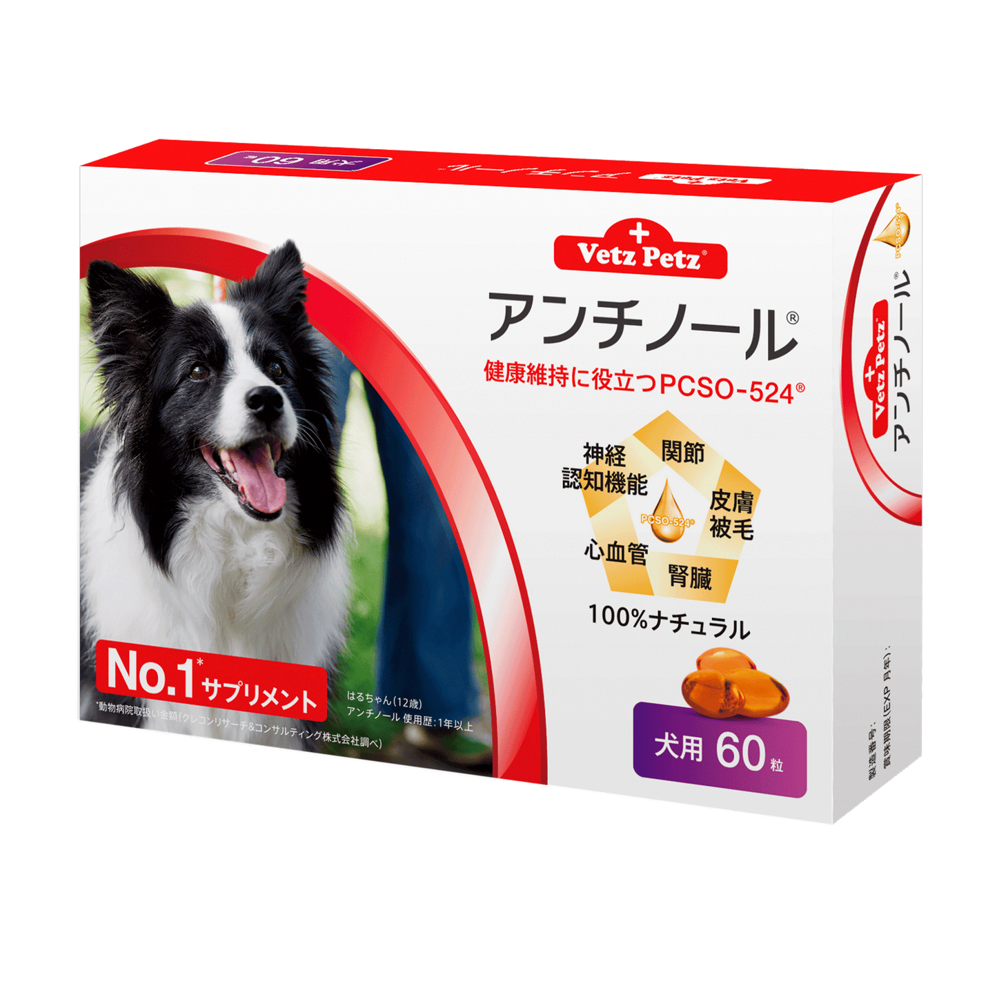 アンチノールプラス犬 90粒2箱合計180粒新品未開封 | genefill.com.do