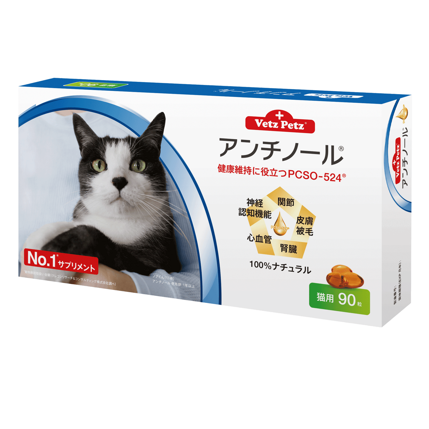 ブランド 新品 ベッツペッツ アンチノールプラス（猫用） サプリメント