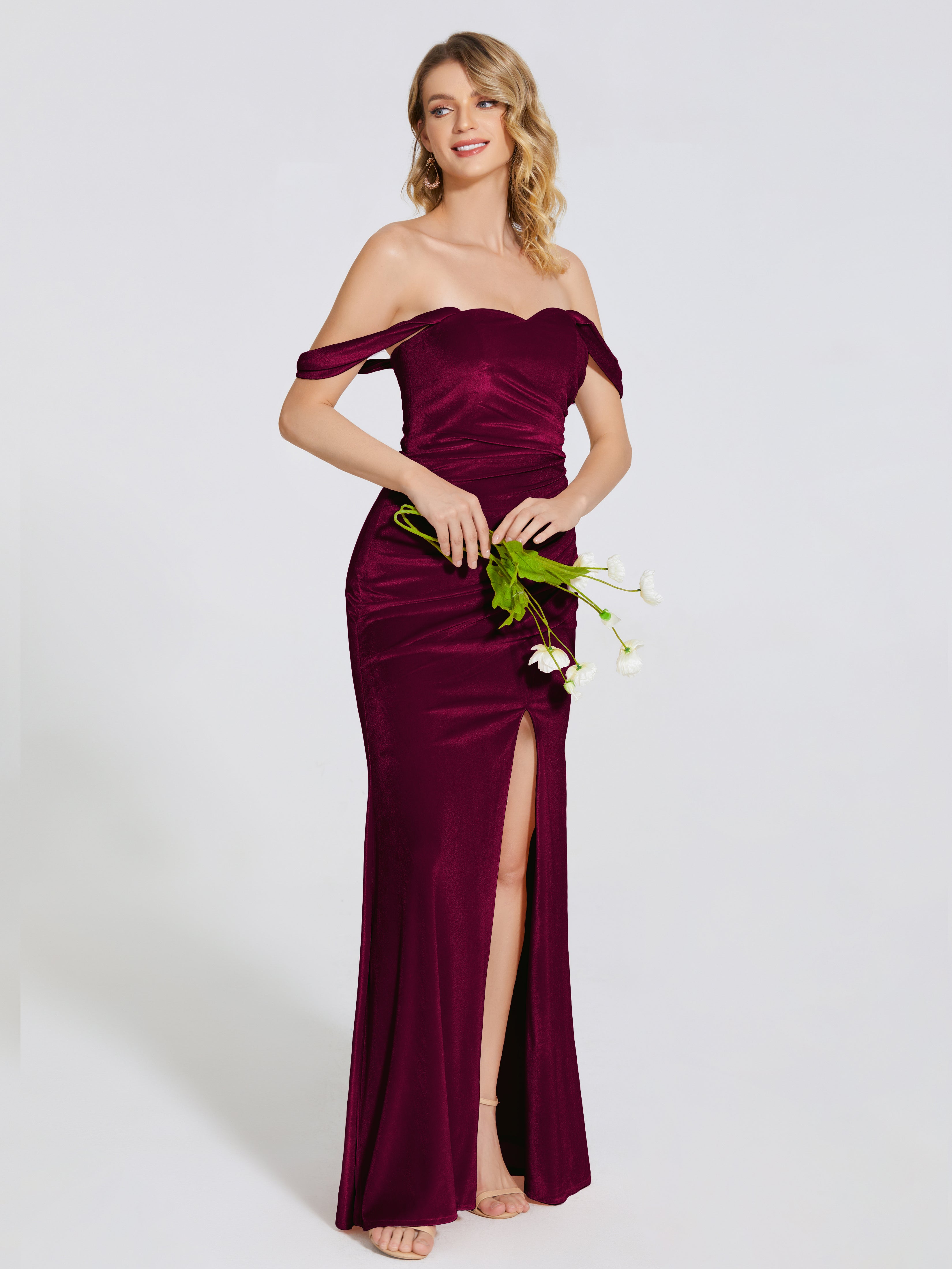 2022 Brilliant Burgundy Bridesmaid Dresses In Inexpensive Price Uk 
