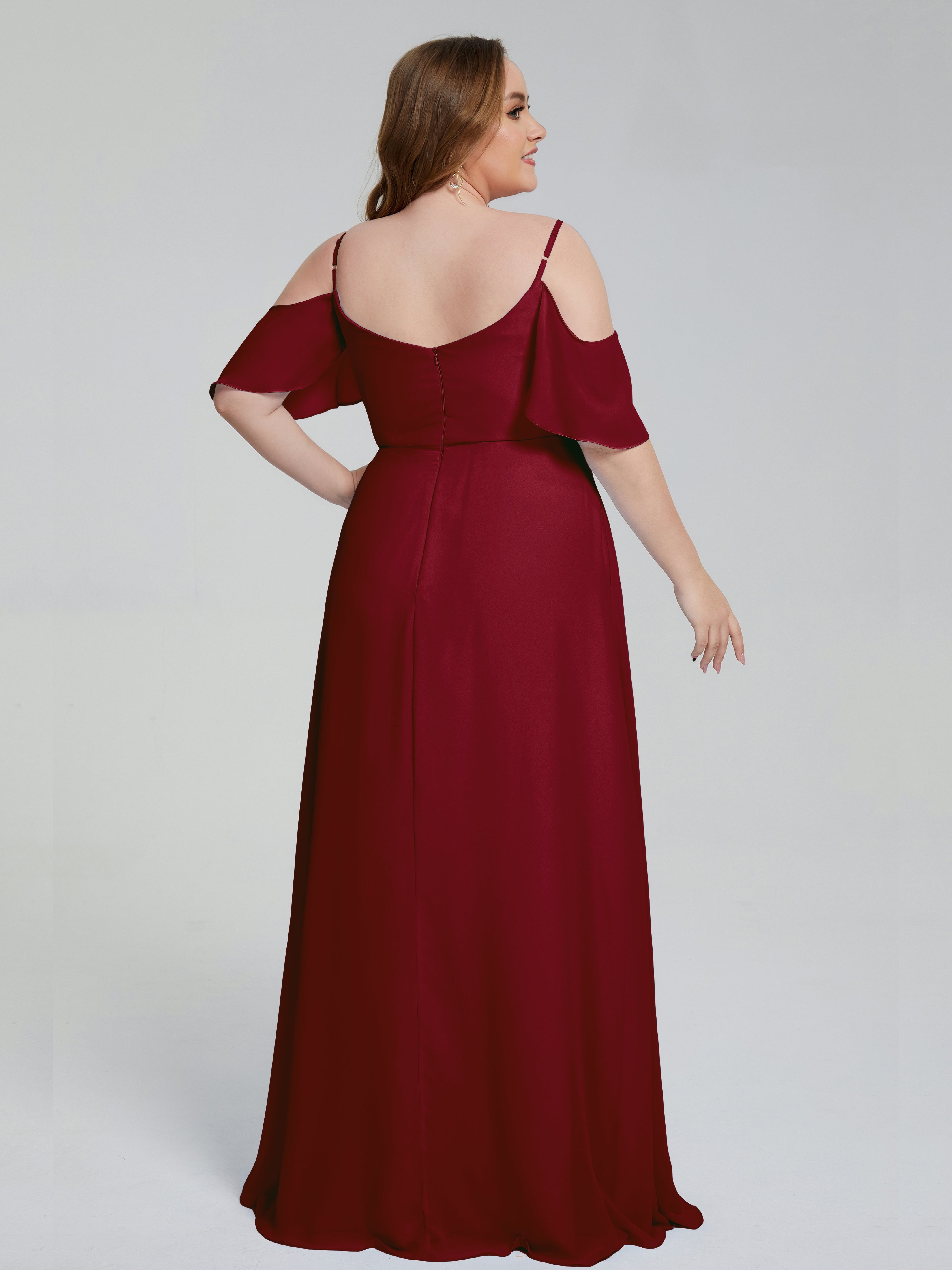 Eloise Off The Shoulder Plus Size Bridesmaid Dresses 5353