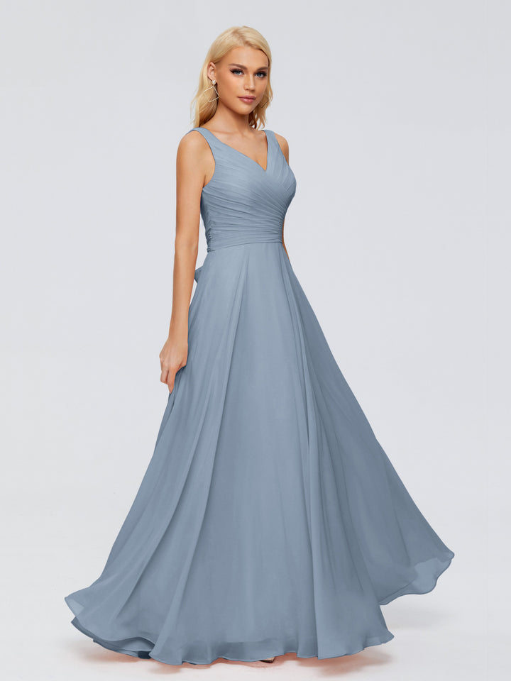 Top Killer Bridesmaid Dresses in Dusty Blue | Cicinia