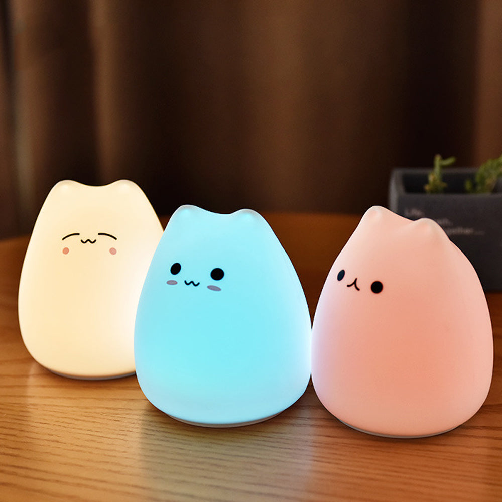 colorful silicone night lamp