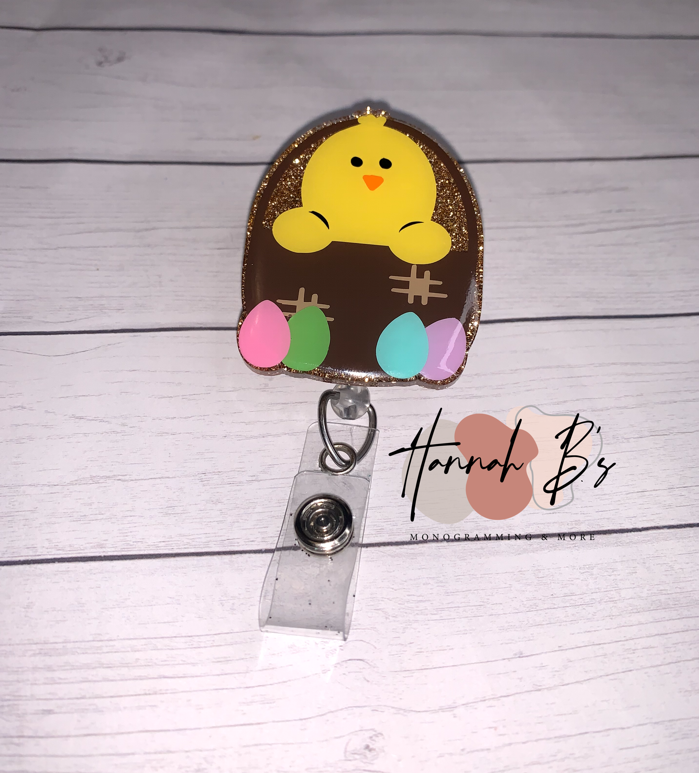Easter Basket Badge Reel