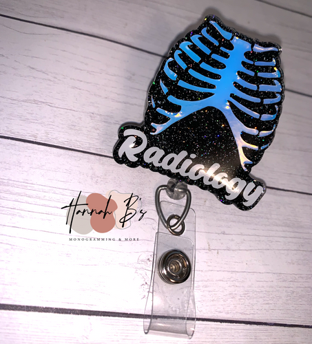 X-ray Tech Badge Reel – Hannah Bs Monogramming & More