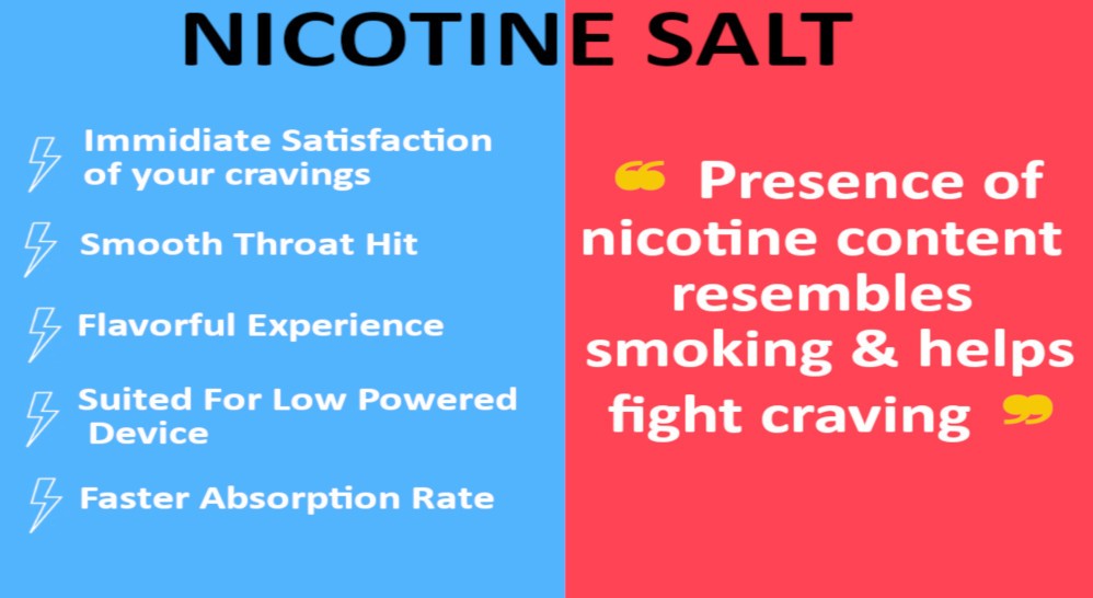 Nicotine Salt Advantages