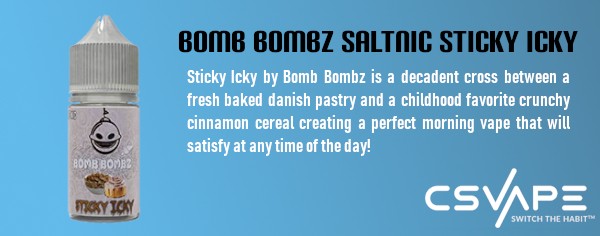 Bomb Bombz Saltnic Sticky Icky - best vape juice brands