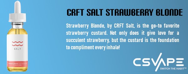 crft salt strawberry blonde - top rated vape juice