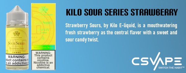 Kilo Sour Series Strawberry - best vape juice