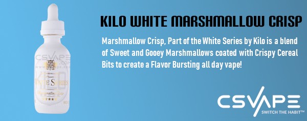 Kilo White Series Marshmallow Crisp - top rated vape juice