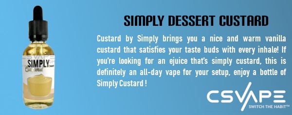 Simply dessert custard - best vape flavors