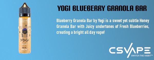 Yogi blueberry granola bar- best vape flavors