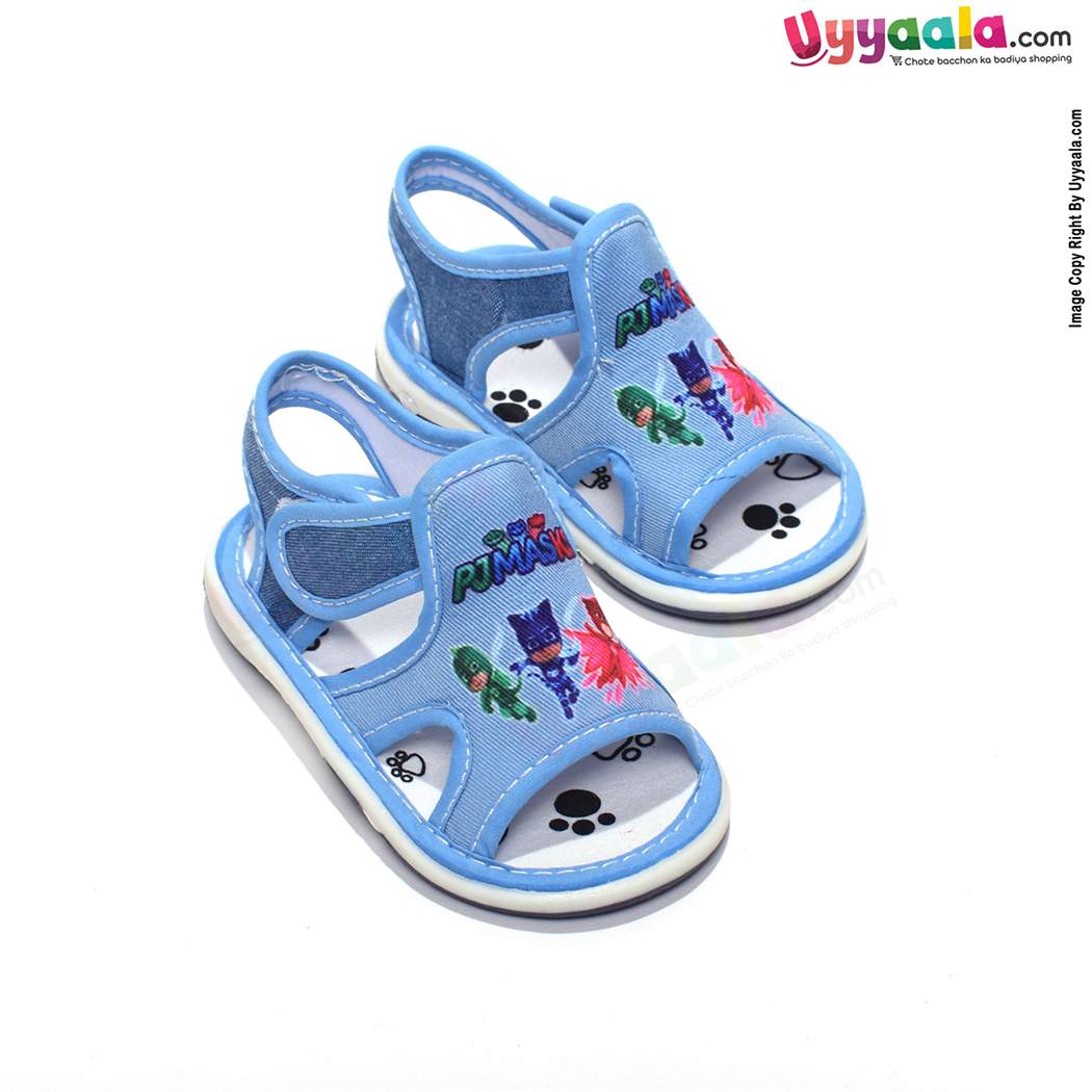 Joda Ghar Kids Sandals cute design with whistle and Chu Chu Music Sound and  very comfertable for Babies, Love sandal_Blue Red-17 : Amazon.in: Shoes &  Handbags