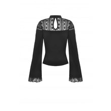 Load image into Gallery viewer, Dark in Love Gothic Shoulder Top
