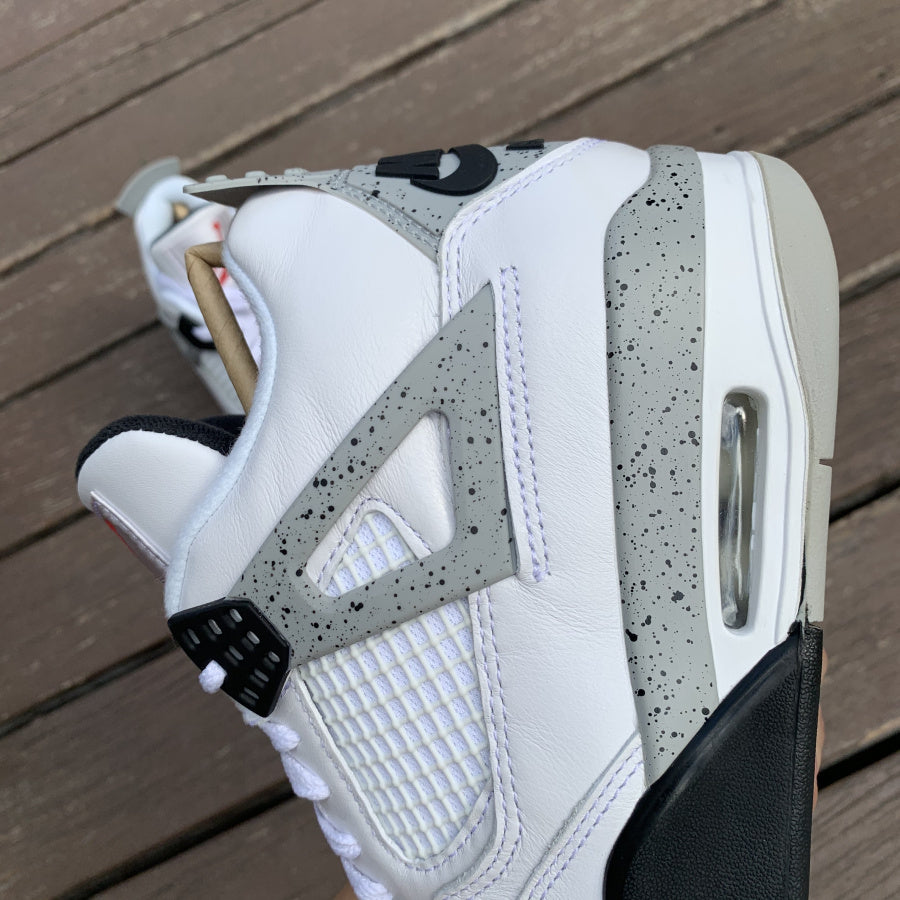 Air Jordan 4 White Cement