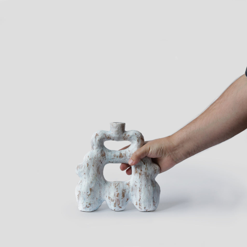 Snowy Pot Miwa Neishi for Volume ceramics