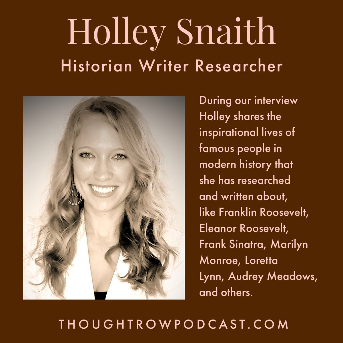 Season 2 - Ep: 2 - Holley Snaith - Inspiring Lives From Famous People ...