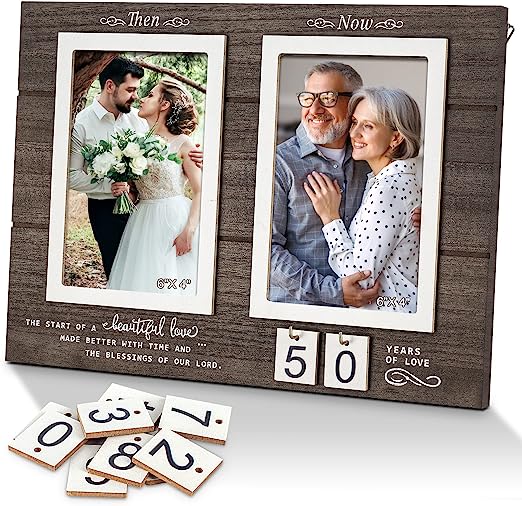 Custom Anniversary picture frame