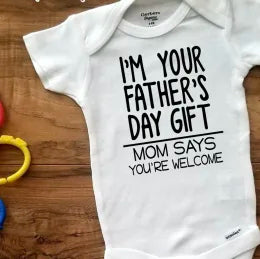 funny fathers day gift onesie