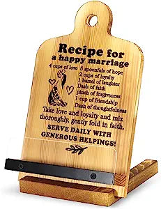 Happy marriage recipe cutting board