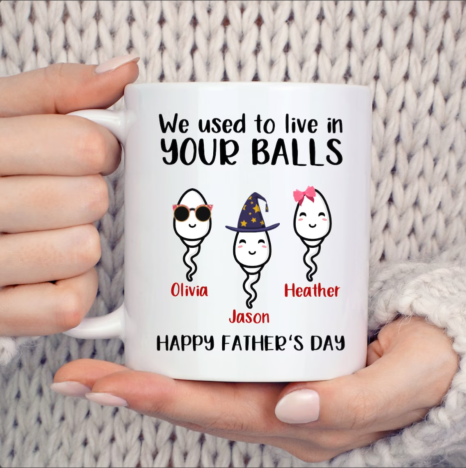 hilarious fathers day coffee mug