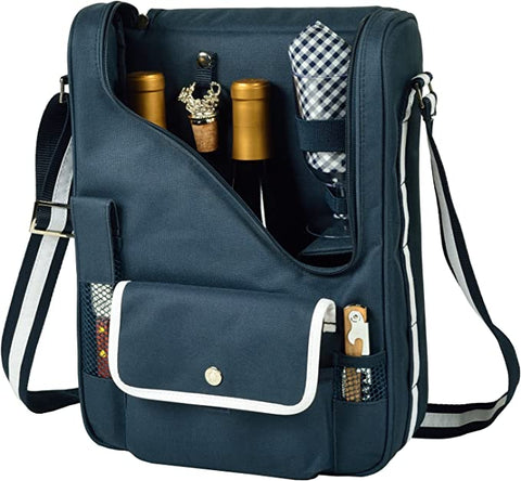 insulated wine and cheese cooler bag