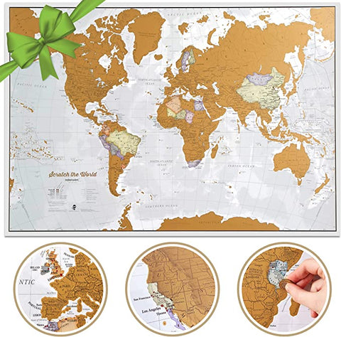 Scratch-off World Map