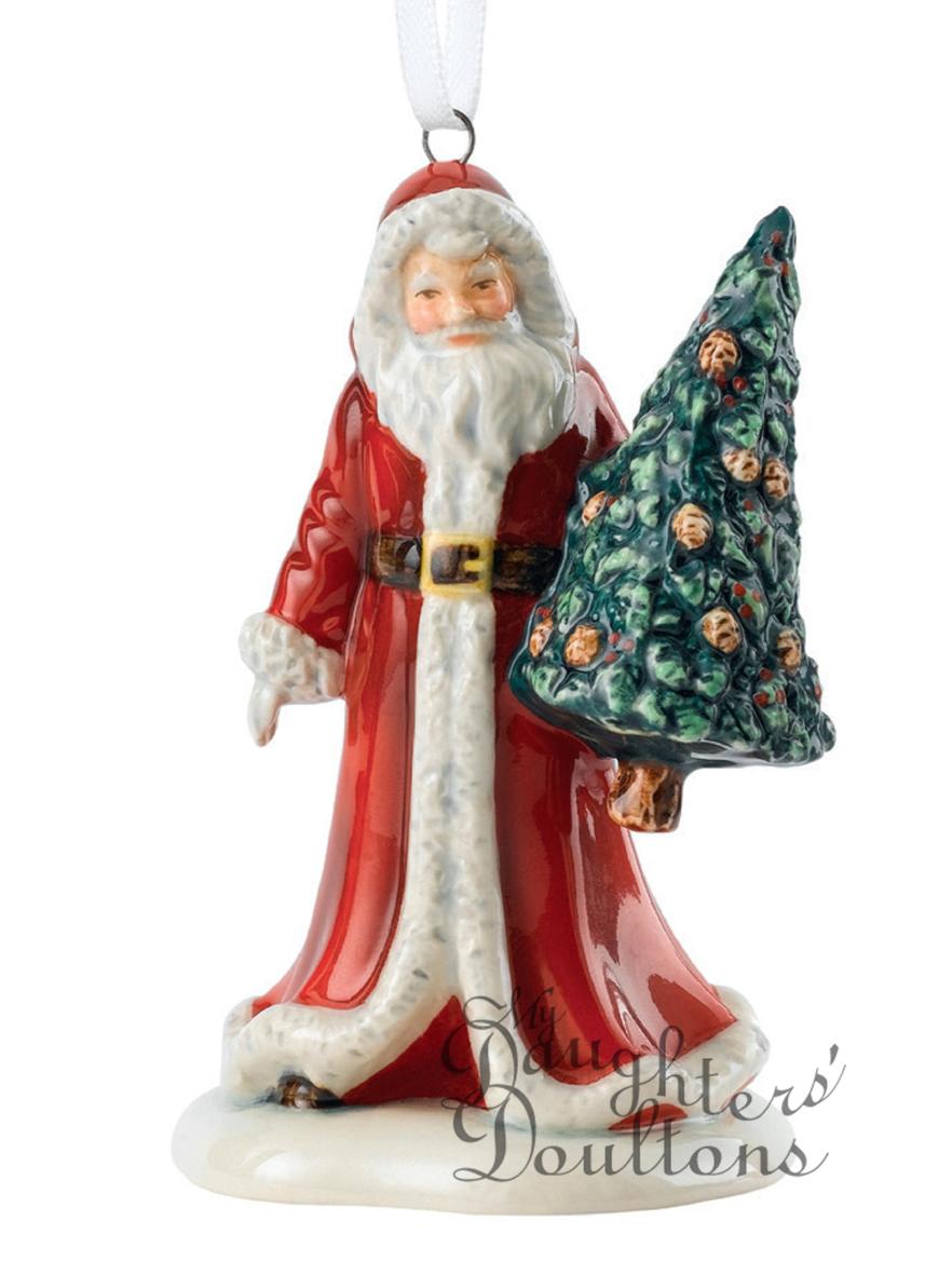 Royal Doulton Santa with Tree - ornament HN 5861 – My Daughters' Doultons