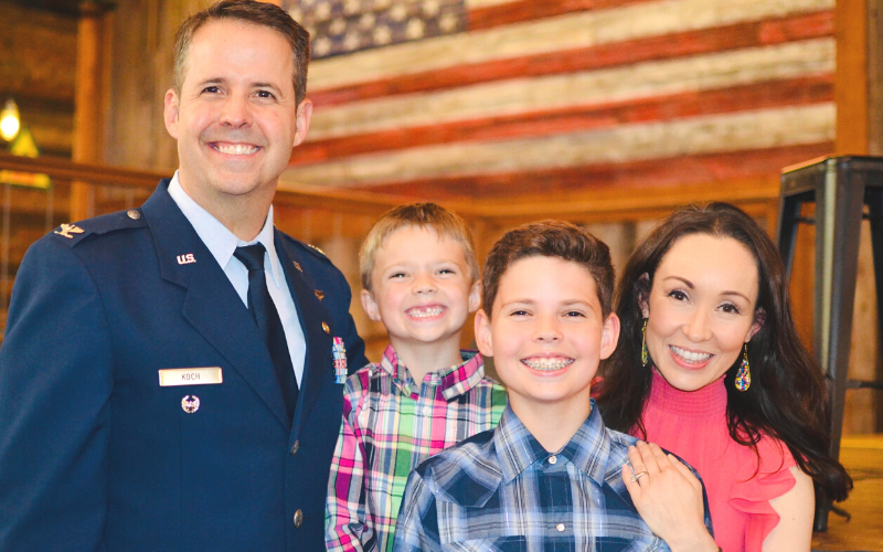 Amanda Koch - military family